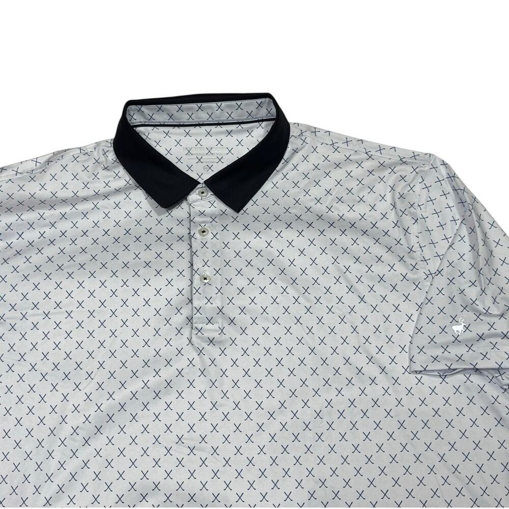 Michel Rouen Performance Polo Size 2Xl White Golf Club Print